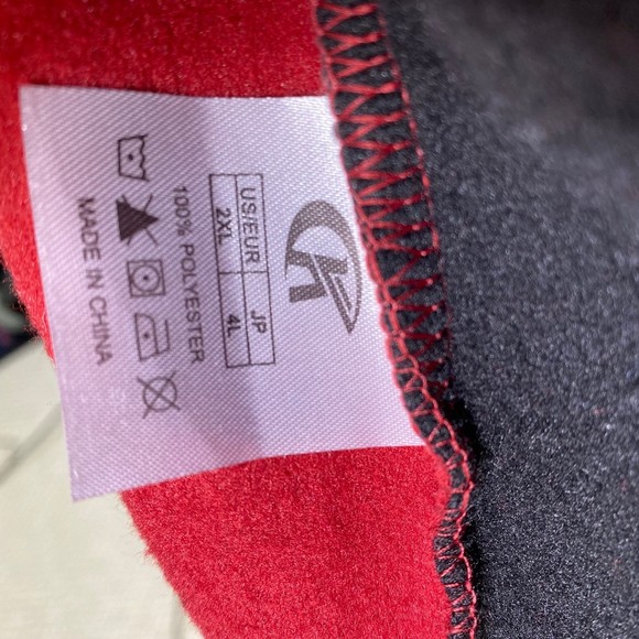 New Hooded Jacket Slim Fit Turtleneck Fleece Zip Up Hoodie Outerwear Men’s 2XL - Picture 11 of 11